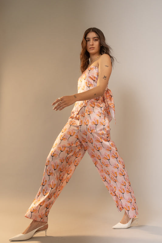 Lotus Bed Satin trousers